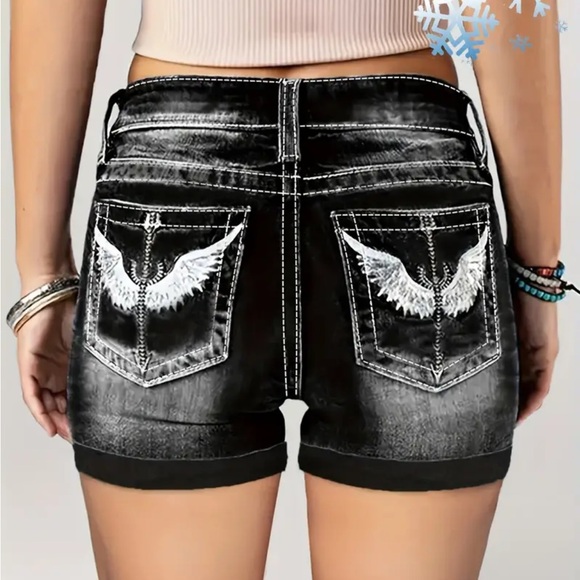 NWT Stretch Jean Shorts 28W - Picture 3 of 5